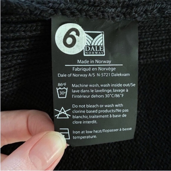 Dale of Norway Wool Dovre Jacket Black XL Unisex - Picture 16 of 17
